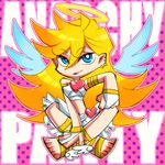  angel halo lowres panty_&amp;_stocking_with_garterbelt panty_(character) panty_(psg) smile wings 