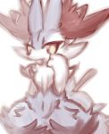  anthro braixen chest_tuft dipstick_tail inner_ear_fluff looking_at_viewer multicolored_tail navel nintendo nyaswitchnya pok&eacute;mon pok&eacute;mon_(species) shiny_pok&eacute;mon stick tuft video_games 