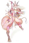  burmecian female final_fantasy final_fantasy_ix freya_crescent official_art polearm rat rodent solo video_games weapon yoshitaka_amano 