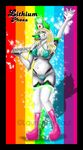  canine drugs female lithium lithium_phoxx medication nurse psychedelia rainbow skimpy sparkles tray uniform waving x 