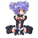  altines bad_id bad_pixiv_id blue_hair brown_eyes busou_shinki dd_(ijigendd) doll_joints flat_chest mecha_musume short_twintails solo twintails 