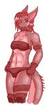  collar fang female muscles scalie skimpy solo yaita 