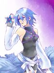  aqua_(kingdom_hearts) bad_id bad_pixiv_id banana_gyuunyuu bare_shoulders blue_eyes blue_hair detached_sleeves kingdom_hearts kingdom_hearts_birth_by_sleep solo 