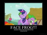  equine frog horse my_little_pony portrait spike twilight_sparkle_(mlp) 