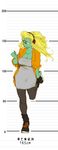  breasts cyclops female fjordtrotter green line_up monster monstergirl scalie solo 