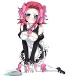  blue_eyes blush code_geass kallen_stadtfeld maid red_hair rori_(lovesick_bomb) 