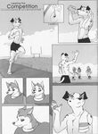 adam_wan canine comic dalmatian dog lapping_the_competition 