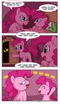  bed blue_eyes cactusheart comic cutie_mark dialog english_text equine eyewear female feral friendship_is_magic fur glasses hair horse mammal my_little_pony pink_body pink_fur pink_hair pink_theme pinkie_pie_(mlp) pony text 