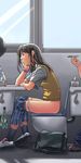  brown_hair brunette female girl long_image panties panties_down panty_pull pleated_skirt school skirt tall_image toilet underwear white_panties 