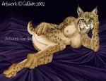  caliban feline lynx lyra nude sheets solo watermark 