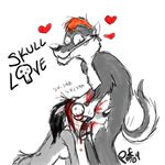  &hearts; blood female guro male poofywolf rape skull_love skullfuck straight what 