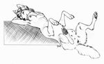  breasts canine female multi_breast nude philipp_peteranderl reclining silber sketch solo syrini taur wolf 
