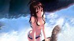  brown_eyes brown_hair cait swimsuit to_love_ru yuuki_mikan 