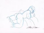  big_balls brian_griffin butt canine family_guy looking_back lying male mammal marc_leonhardt muscles sketch solo teasing 