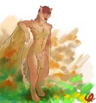  canine chest_tuft fox male nude sheath solo yuki-chi 