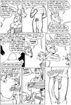  comic dragon equine female flaccid here_there_be_dragons horse karno male penis scalie size_difference 