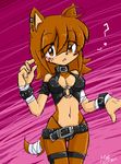  bandage belt blush collar confused cute female gesture leather na&iuml;ve oekaki piercing skimpy solo this_big unknown_artist 