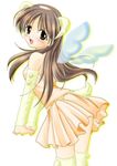  angel anime cute female horns solo wings 