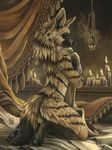  aardwolf bed candles female incense kacey kneeling nisaba nude shy solo 