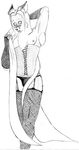  black_and_white crossdressing girly hi_res male monochrome o.o sketch solo towel wred 