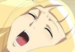  blonde_hair close-up closed_eyes dianna_soreil face gasora gundam open_mouth solo sweat tears turn_a_gundam 