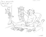  calorath cartoon feline female funny geek geek_porn lyra male masturbation seraph 