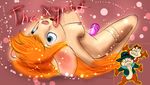  blonde_hair blue_eyes breasts chip_'n_dale_rescue_rangers chip_n_dale_rescue_rangers dildo disney female gadget_hackwrench hair legwear mammal masturbation mouse nipples nude rodent sex_toy solo stockings unknown_artist 