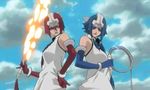  2girls arrancar bleach cap mask twins yang ying 