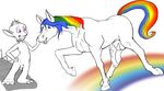  alien anthro balls couple equine erection feral gay hooves horse horsecock male penis rainbow rainbow_brite rule_34 starlite widget_the_world_watcher 