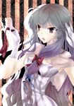  absurdres capelet gloves highres long_hair no_hat no_headwear patchouli_knowledge purple_eyes purple_hair solo touhou white_gloves yamineko 