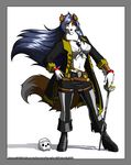  bluehair border_collie breasts canine dog piercing pirate siekfried skull sword weapon 