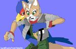  blush falco_lombardi fox_mccloud gay grope macks male star_fox video_games 