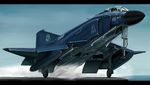  ace_combat_04 aircraft airplane emblem f-4_phantom_ii fighter_jet isaf jet kcme letterboxed military military_vehicle missile mobius_1 no_humans pilot 