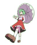  bad_id bad_pixiv_id from_below green_hair kazami_yuuka parasol solo touhou umbrella yuragi_(nukomomo) 