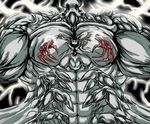  abs alternate_form claws epic giant horror_(theme) kyubey lightning mahou_shoujo_madoka_magica monster muscle no_humans teeth wings zapan 