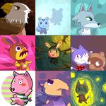  animal_crossing anteater apollo bird bunny cat curly cyrano doubutsu_no_mori eagle fang filbert gaston kid_cat nintendo pig rabbit rover snake squirrel tanukichi_(doubutsu_no_mori) tom_nook wolf 