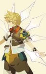  bad_id bad_pixiv_id blonde_hair blue_eyes highres kingdom_hearts kingdom_hearts_birth_by_sleep male_focus sana423 solo ventus wristband 