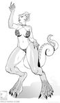  bikini claws demon female horns monster monstergirl scales skimpy solo tagme 