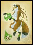  braids canine female fern floating fox growing katie_hofgard magic nude plant solo spiral 