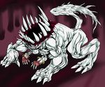  alternate_form claws horror_(theme) kyubey mahou_shoujo_madoka_magica monster mouth no_humans tail teeth zapan 