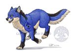  2008 blue canine feral katie_hofgard non-anthro solo wolf wolf_nymph 