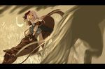  arthur_(fire_emblem) bad_id bad_pixiv_id book fire_emblem fire_emblem:_seisen_no_keifu harusame_(rueken) horse horseback_riding letterboxed pegasus riding solo 