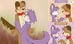  blush canine cat collar dog duo feline female flat_chested grape_jelly grape_jelly_(housepets!) housepets! innuendo male mammal orangebox peanut_butter_(housepets!) peanut_butter_(housepets) sucking webcomic 