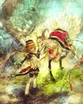  animal hat highres kiwr nature pixiv_fantasia pixiv_fantasia_5 short_hair sword weapon 