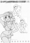  arima_shouko arnett_mcmillan arnett_mcmillian freezing freezing_(copyright) freezing_(series) highres monochrome onihime_vs rana_linchen scan 