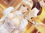  animated animated_gif bb blonde_hair bouncing_breasts breasts dress g.j? game_cg gif huge_breasts julietto large_breasts maid princess princess_juliette queen_bonjourno sano_toshihide 