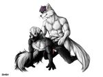  anal anal_penetration arctic_fox doggy_position gay male mindark penetration penis skunk 