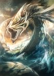  leviathan monster no_humans noki_(affabile) ocean pixiv_fantasia pixiv_fantasia_5 solo water waves 