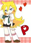  :p heart hearts panty_&amp;_stocking_with_garterbelt panty_(character) panty_(psg) school_uniform tongue tongue_out 