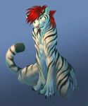  acey_winters acwtiger chibi-marrow feline male model modeling nude pose solo tiger 